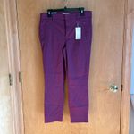 Level 99 Dark Orchid Purple Skinny Pants Women's Size 31 Zip‎ Pockets Photo 1