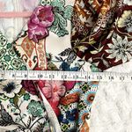 ZARA Green Printed Patchwork Satin Short Sleeve Faux Wrap Mini Summer Dress XS Photo 4