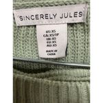 Sincerely Jules Olive Green Flare Leg Lounge Knit Sweater Set Short Sleeve XS Photo 5