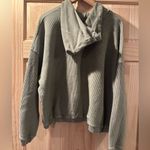 Aerie Olive Green  Sweater Hoodie (Fits Size L) Photo 4