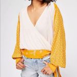 Free People  Auxton Floral Thermal Wrap Top Size S‎ Photo 2