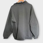 SKIMS Boyfriend Fleece Slouchy Half Zip Pullover – Slate Blue (NWT) Photo 5