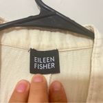 Eileen Fisher Beige Ramie Button Down Long Sleeve Blazer Size S Photo 1