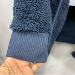 Koolaburra by Ugg  Plush hooded Cardigan Size S Blue Oversized Open Front Pockets Photo 3