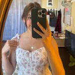 Hollister White & Pink Floral Sundress Photo 2