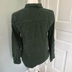 Madewell Green Half Zip Long Sleeve 100% Cotton Shirt Medium Photo 2