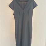 Banana Republic NWT  Wool Blend Black V-Neck Straight Career Dress Photo 1