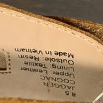 Sole Society Women's Peep Toe Bootie Heeled Sandals Ankle Strap Brown Size 8.5M Photo 8