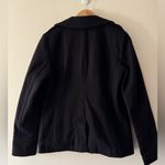 American Eagle Navy Blue Wool Pea Coat Photo 2
