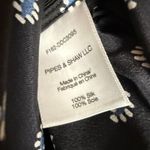 Veronica Beard Ari Black Silk Blend Ruched Asymmetrical Midi Skirt Size 12 Photo 12