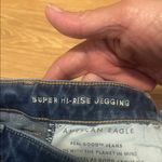 American Eagle Outfitters Deep Blue Skinny super hi rise jeggings. Size 4 Photo 2