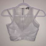 Charlotte Russe White Mesh Sports Bra Photo 0