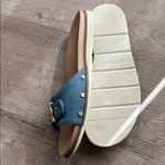 Dr. Scholls  Nice Iconic Flat Denim Blue Slide Sandals for Women Photo 2