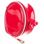 Marc Jacobs NWT  Mini 4" Red Patent Leather Crossbody Round Circle Canteen Bag Photo 12