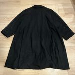 Akris Vintage  Club Women’s  Black Wool Trench Coat Size 12 US Photo 3