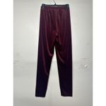 RUSS Women’s Size Large Pajama Top Burgundy Velour Corduroy Button Front Red Photo 13