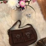 BCBGMAXAZRIA Y2K style BCBG MaxAzria brown pebble medium leather purse Photo 2