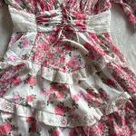 For Love & Lemons Rosalyn Mini Dress Pink Photo 4