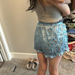 For Love & Lemons  sliver shorts Photo 1