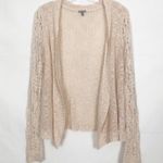 Charlotte Russe Open Front Pink Cardigan Open Knit Juniors M Photo 0