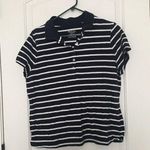 Merona Striped Polo Shirt Top Women's Size XL Photo 0