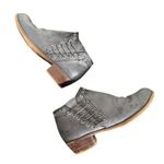 Minnetonka  Brenna Lace‎ Up Whipstitch Ankle Boots Women 7 Western Suede Leather Photo 1
