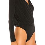 Free People Intimately Black Long Sleeve Turnt Bodysuit Size L Photo 0