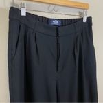 Abercrombie & Fitch Hollister Pleated Ultra High Rise Wide Leg Trouser Pants Black Size L Long Photo 6