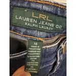 Ralph Lauren Lauren Jeans‎ Co Denim Jean Shorts Raw Hem Dark Wash Size 16 Photo 2