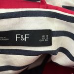 F&F Pink Zip Up Striped Hood Windbreaker Rain Jacket Size 4 Photo 2