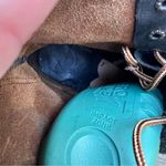 VTG 90s Black Brown Two Tone Lace Up Roper Kilte Fringe PAC Boots Roper 7 1/2M Size 7.5 Photo 2