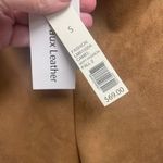 The Limited  Faux Leather Camel Color Pants Sz Small Soft Pull On NEW Minimalist Photo 1