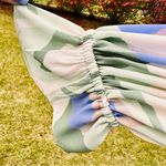 Nine West Mint Green Flutter Sleeve Pastel Pleated Plus Size Blouse Photo 11