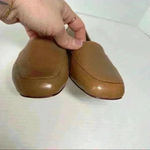 ARRAY Tan Soft Leather Freedom Squared Toes Loafer Flats Shoes Size 7M Boho Brown Photo 2