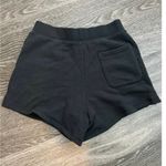 Madewell Airyterry Stitched-Pocket Sweatshorts In Black Size Small Photo 7