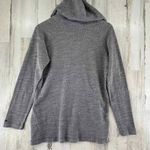Columbia  Thermal Shirt Womens Medium Gray Cotton Blend Hooded Lightweight Photo 3