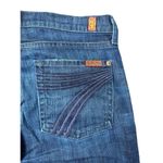 7 For All Mankind Women's Size 28 Dojo Cropped Jeans 7's Pockets Dark Wash #I8-5 Photo 7