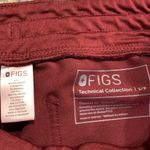 FIGS  Burgundy Zamora Jogger Scrub Pharmacist Surgeon Nurse Doctor Small #7232 Photo 5