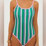 Beach Riot  Naomi Stripe One Pice swimsuit, Size Medium, $158 Photo 2