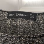 ZARA mini knit bodycon dress metallic effect, size small, light weight Photo 3