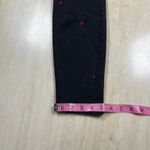 Gap  High Rise Universal Leggings Womens 8/29 Black Embroidered Floral Slim Fit Photo 13