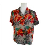 White Stag  Tropical Shirt Hawaiian‎ Floral Print Photo 2
