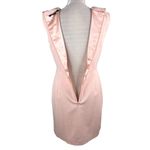 Mundi Gianni Bini Dress 6 Pink Cap Sleeves Sheath Lined Back Zipper Photo 6