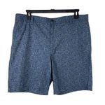 CHAPS Women’s Purple Floral Flat Front Chino Shorts Size 38 Photo 0