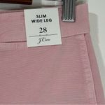 J.Crew Slim Wide Leg Jeans High-Waisted in Light Pink NWT Size 28 Photo 4