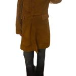 100% Leather Suede Long Jacket Lightweight​ Photo 3