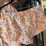 J.Crew  Pajamas set Short sleeve shirt tee button down cotton poplin floral Photo 9