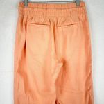 Athleta Cabo Linen Jogger Womens 6 Cactus Peach Vacation Coastal Pull On Photo 3