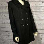 Kenneth Cole  double breasted black pea coat size 12 Photo 5