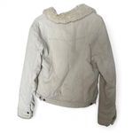 vintage Y2K 2000s retro Arizona cream denim jacket with faux fur collar White Size L Photo 4